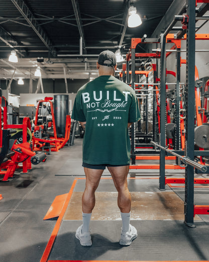 Built Not Bought™ Classic Oversize Tee – Forest Green