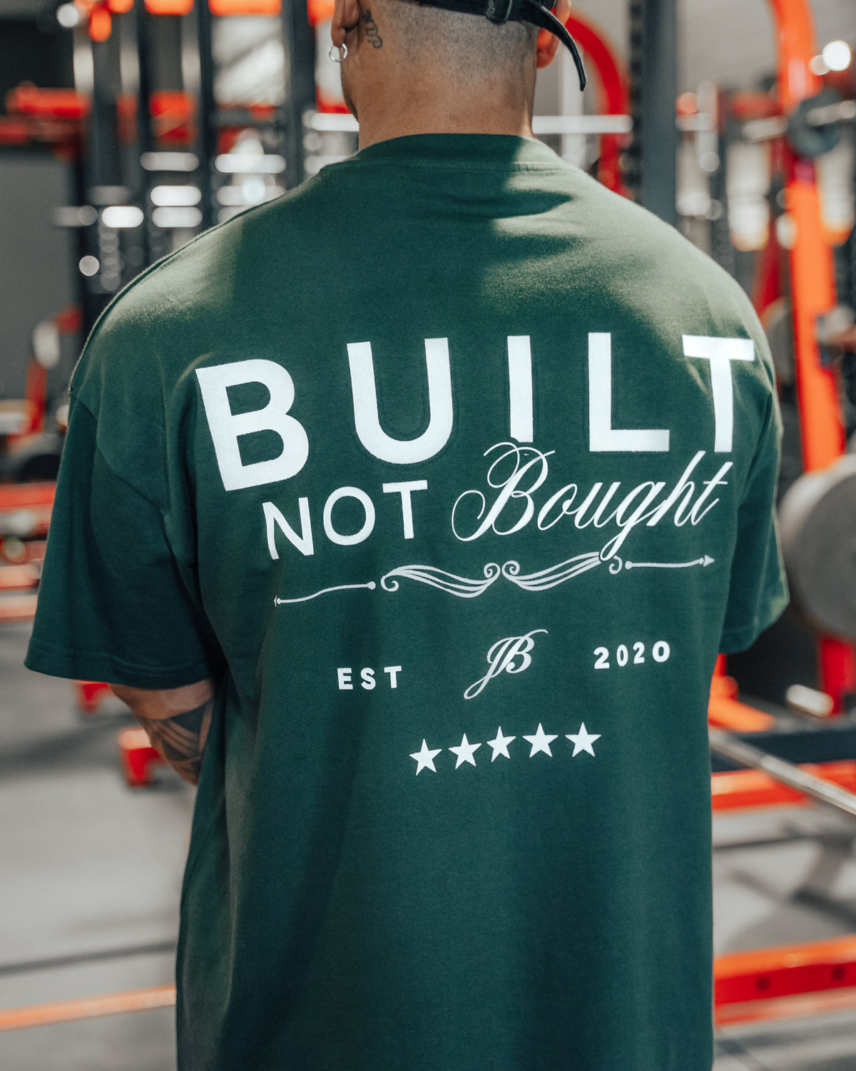 Built Not Bought™ Classic Oversize Tee – Forest Green