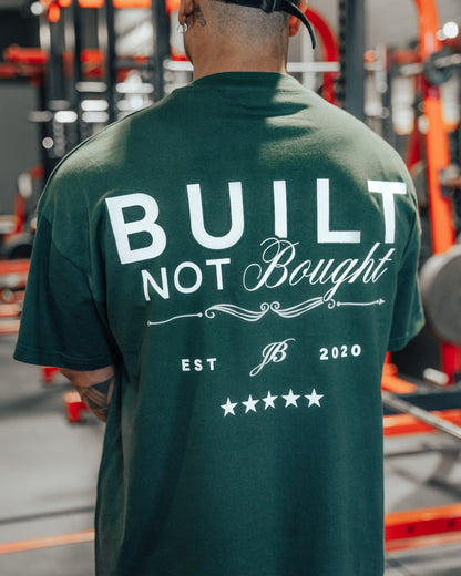 Built Not Bought™ Classic Oversize Tee – Forest Green